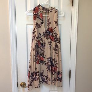 Altr’d State Taupe Floral Dress size small